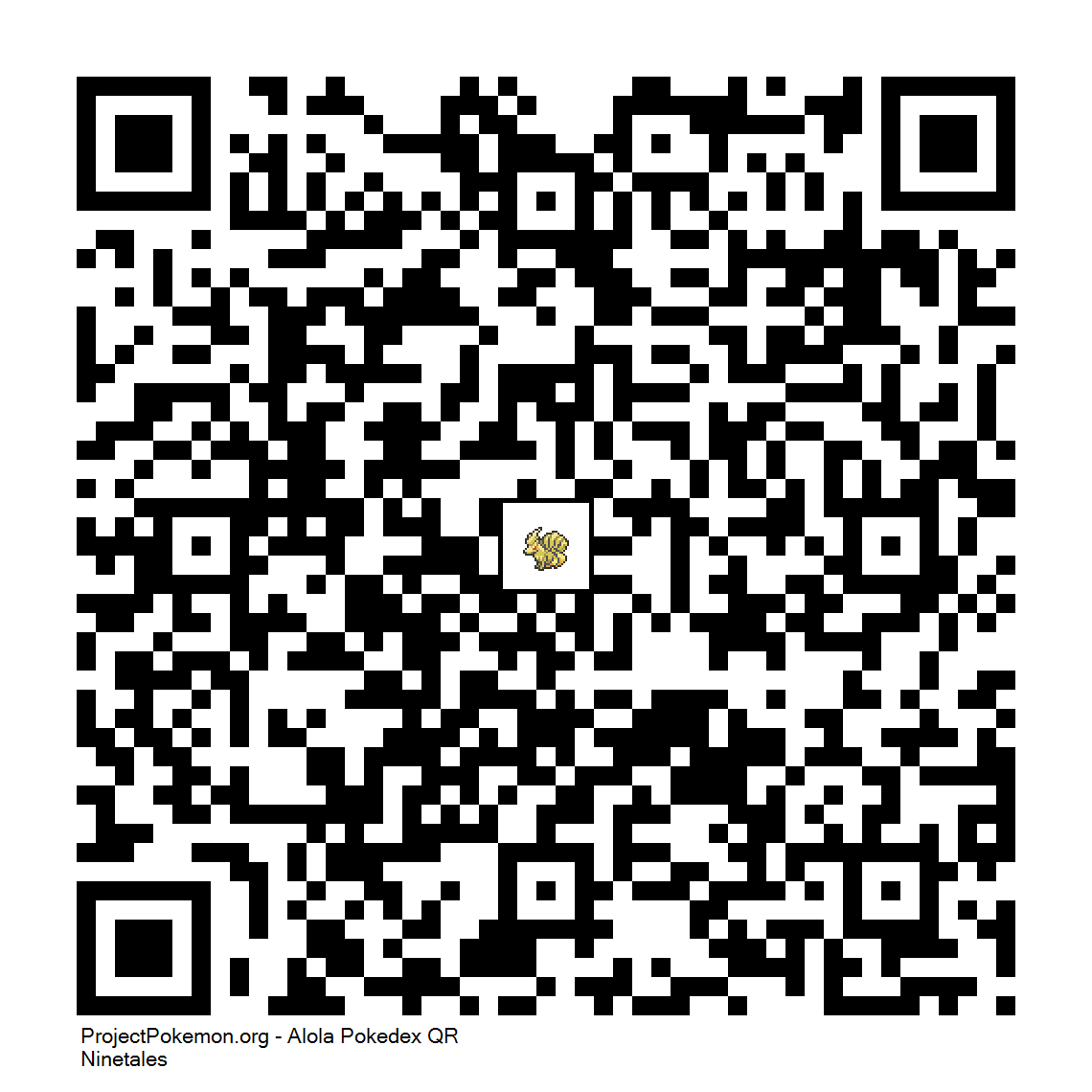 Cdigo QR de Ninetales